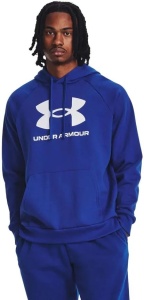 Толстовка Rival Fleece Logo Under Armour, цвет Blue 1379758-400