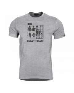 Футболка Ageron Build Your Gear Pentagon, цвет Melange