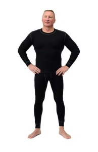 Термобелье трехслойное комплект NordKapp, цвет чёрный 902