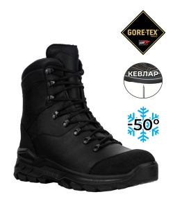 Ботинки GRIZZLY GTX Kevlar Prabos, цвет Black с иконкой