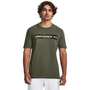 Футболка Camo Chest Stripe Under Armour, цвет Green