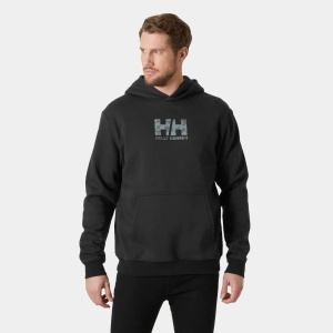 Толстовка COTTON FLEECE GRAPHIC HOODIE HH, цвет Black