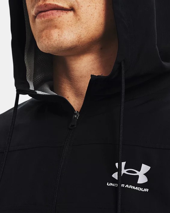 Sportstyle Windbreaker Under Armour Black Mod Grey