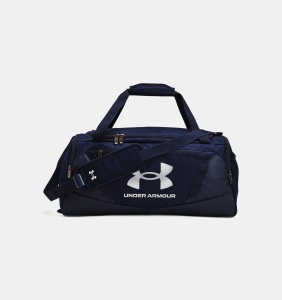 Сумка Undeniable Duffle 5.0 Under Armour, цвет Midnight Navy  Metallic Silver (40л)