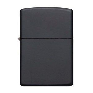 Зажигалка Zippo с покрытием Black Matte, цвет черный, матовый
