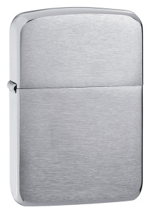 Зажигалка Zippo Replica, Brushed Chrome, цвет серебристый