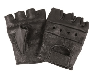 Перчатки кожаные беспалые Mil-Tec