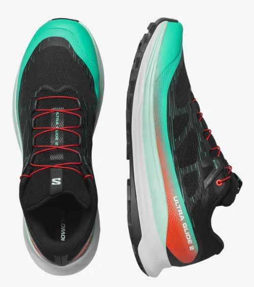 Кроссовки Ultra Glide 2 Salomon, цвет BlackElectric Green 2