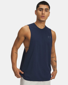 Майка M Left Chest Cut Off Under Armour, цвет Academy Downpour Grey