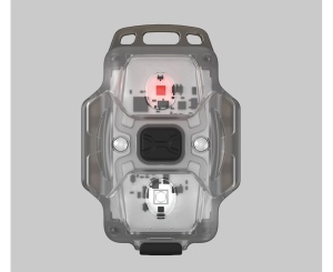 Фонарь Armytek Crystal Grey (150 лм), белый красный свет