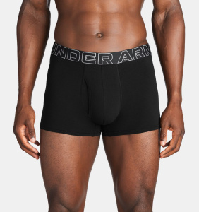 Трусы Men's Performance Cotton 3 (3 pack) UA, цвет Black Steel