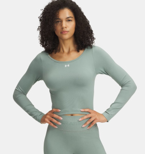 Лонгслив W Vanish Seamless Under Armour, цвет Silica Green