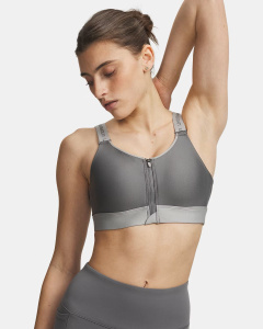 Топ W Infinity High Zip 2.0 Under Armour, цвет Clay Green Titanium