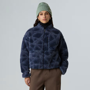 Кофта W Extreme Pile Printed Fleece TNF, цвет Summit Navy Sun