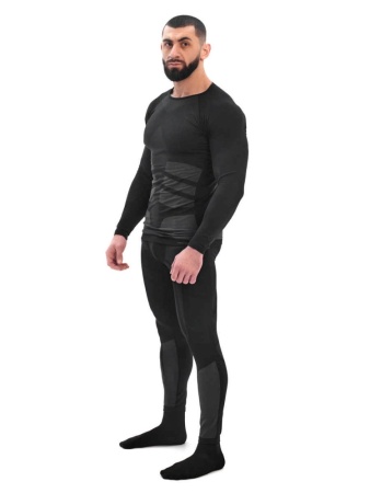 Компрессионный лонгслив PLEXIS Pentagon, цвет black 11