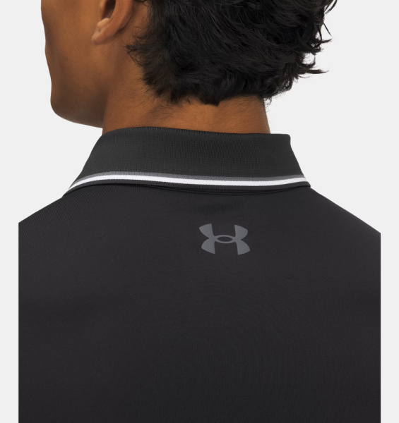 Поло Playoff 3.0 Rib Under Armour, цвет Black 3