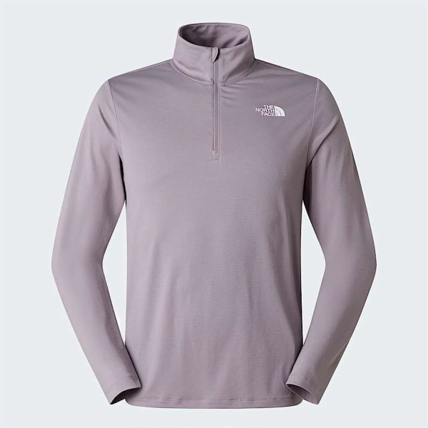 Лонгслив M 24 7 1 4 Zip TNF, цвет Transcendent Grey 8