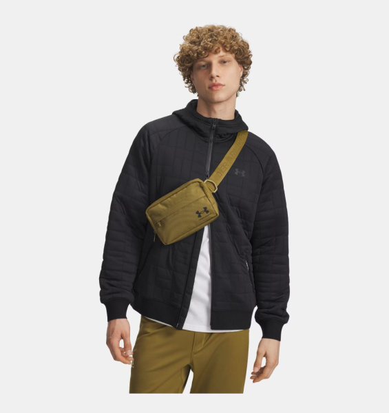 Сумка поясная U Essential Crossbody UA, цвет Canteen Green Black  5