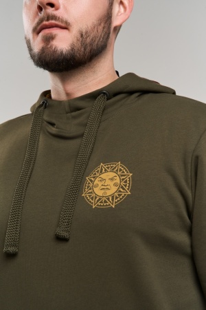 Худи Варгградъ «Солнце за нас-2», цвет хаки жёлтый бн 4