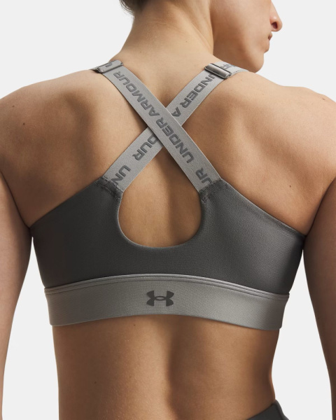 Топ W Infinity High Zip 2.0 Under Armour, цвет Clay Green Titanium 3