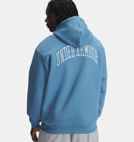 Толстовка Icon Flc Graphic Under Armour, цвет Blue Smoke 2