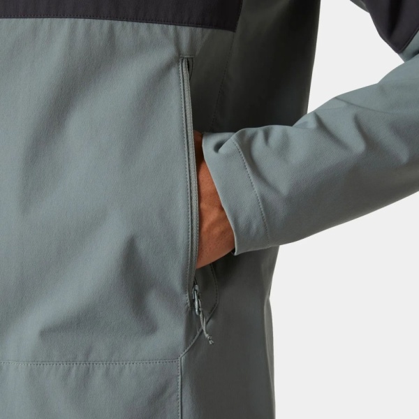 Куртка BLAZE HOODED SOFTSHELL HH, цвет Grey Cactus 4