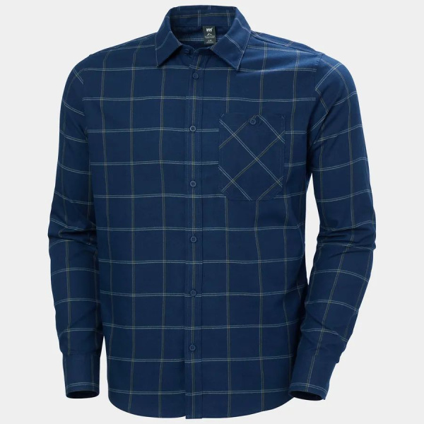 Рубашка AKER FLANNEL HH, цвет Ocean Sierra 5