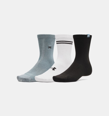 Носки U SW Cotton Nv Crew (3 пары) Under Armour, цвет Blue