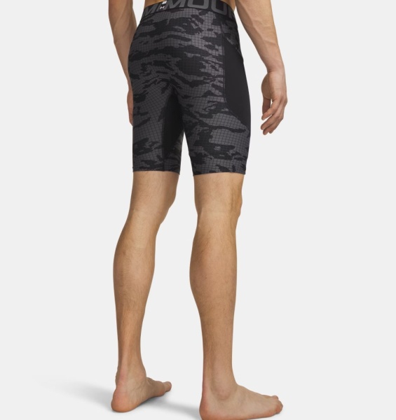 Шорты M HG Printed Lng Under Armour, цвет Black Castlerock 2