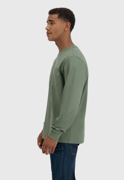 Лонгслив Grant pocket Vintage, цвет Drab МОДЕЛЬ 3