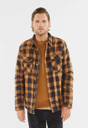 Куртка Sherpa Vintage, цвет Yellow Check МОДЕЛЬ