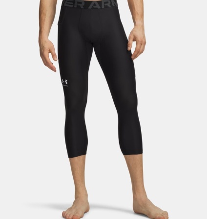 Легинсы Heat Gear 3 4 Under Armour, цвет Black