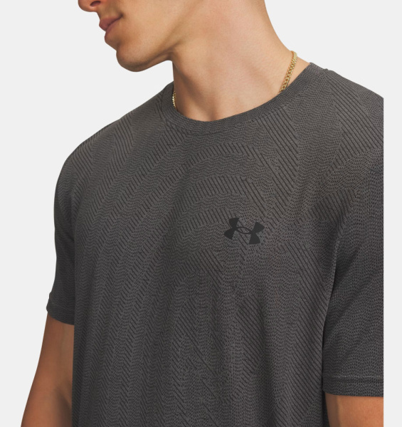 Футболка Vanish Seamless Novelty Under Armour, цвет Clay Green Black 3