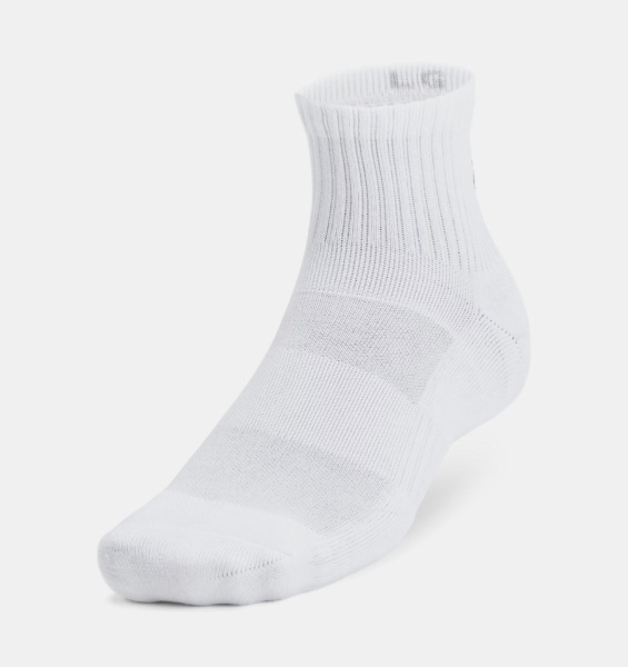 Носки U TC Qtr (3 пары) Under Armour, цвет White 2