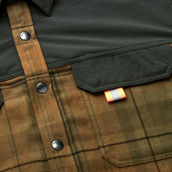 Рубашка Kjall Northern Hunting, цвет Brown 3