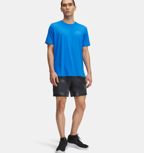 Шорты M Vanish Woven 6in Prnt Under Armour, цвет Black Grey 3