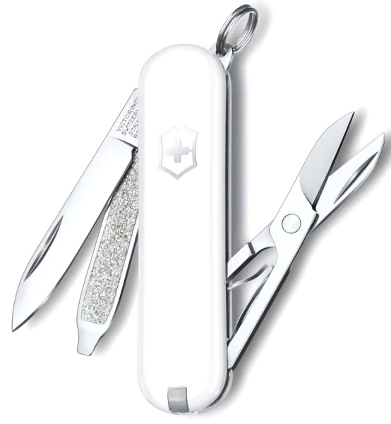 Нож-брелок Victorinox Classic SD Colors, 7 функций Falling Snow 2