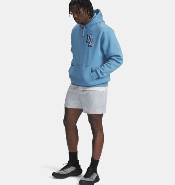 Толстовка Icon Flc Graphic Under Armour, цвет Blue Smoke 3