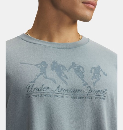 Футболка HWT Athletes OS Under Armour, цвет Serpentine 3