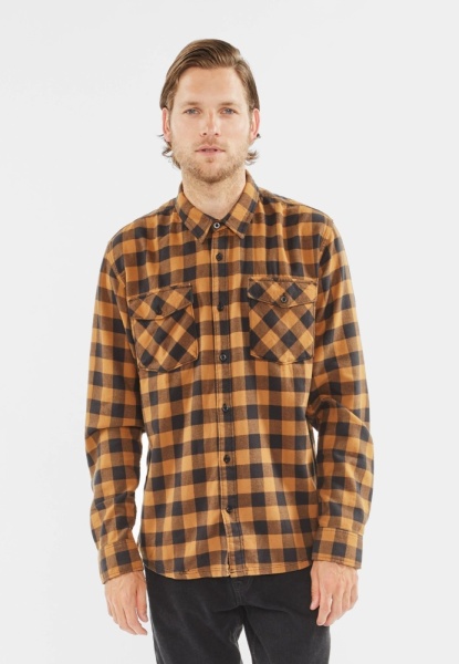 Рубашка Harley Vintage, цвет Yellow Check МОДЕЛЬ