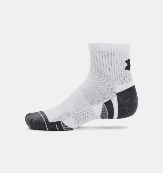 Носки Performance Cotton Qtr (3 пары) Under Armour, цвет White 4