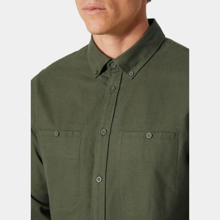 Рубашка F2F COTTON FLANNEL HH, цвет Utility Green 3