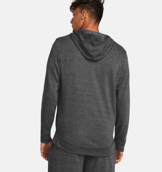 Толстовка Rival Terry LC FZ Under Armour, цвет Black 2