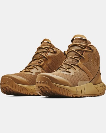 Полуботинки Micro G Valsetz Mid Under Armour, цвет Coyote 4