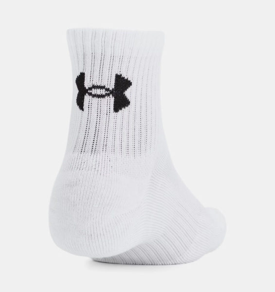 Носки U TC Qtr (3 пары) Under Armour, цвет White 3