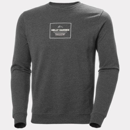 Свитер F2F ORGANIC COTTON HH, цвет Ebony Melange