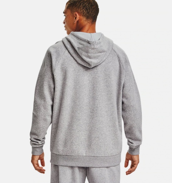Толстовка Rival Fleece Big Logo Under Armour, цвет Grey 4