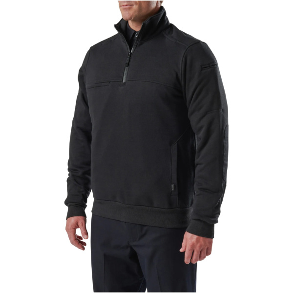 Толстовка Job Shirt 1 4 Zip 5.11 Tactical, цвет Black 2