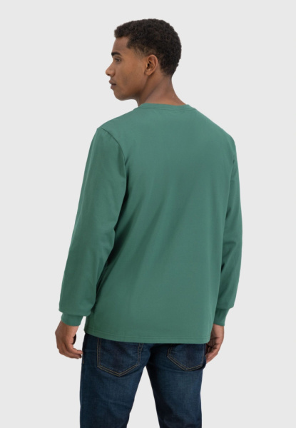Лонгслив Grant pocket Vintage, цвет Bright Green 3