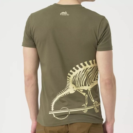 Футболка Full Body Skeleton Helikon, цвет Olive Green мод 5